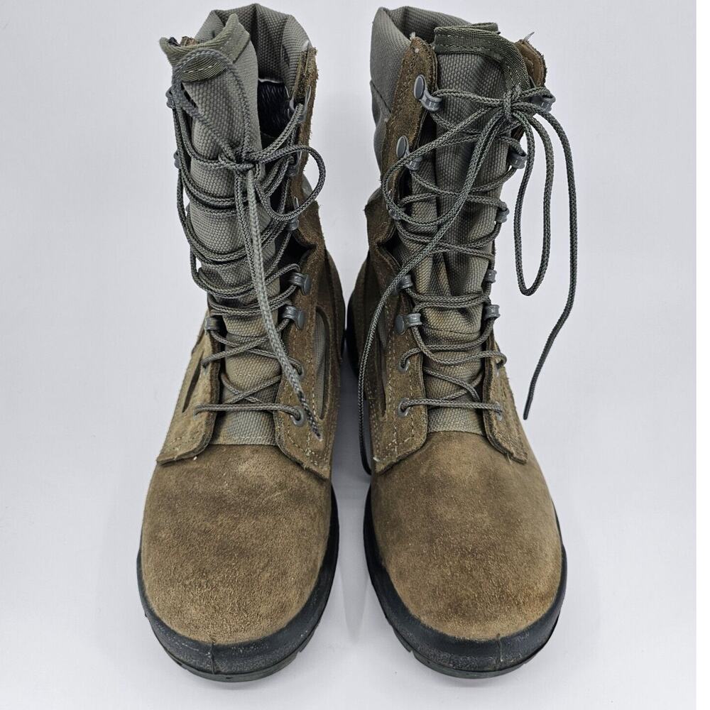 Belleville FAFTW Flight Combat Boots Men 6.5 Wide Women 8-8.5 W Safe to Fly EUC
